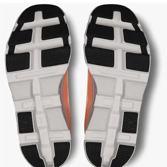 On Running Men's Cloudmonster Shoes Running White Flame size M 7.5 NWT
